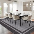 thumbnail image 2 of Bordered Washable Area Rug,Hallway Runner Rug,Washable Rug with Non-Slip Backing Stain Resistant Easy Cleaning Floor Cover for Dining Room, Living Room, Bedroom, 2 of 6