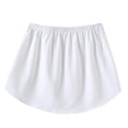 thumbnail image 3 of Birdeem Womens Layered Tiered Sheer Stripe Printing Extender Half Slip Plus Size Skirt, 3 of 8