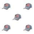 thumbnail image 3 of Decodeary Fashionable Baseball Cap Adjustable And Sun Defended Multi-colors Hat Denim 2 5Set, 3 of 6