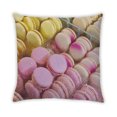 thumbnail image 2 of Ahgly Company Coussin Décoratif d'Extérieur Foods Macarons, 18 Po X 18 Po, 2 of 6