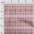 thumbnail image 1 of oneOone Georgette Viscose Fabric Floral Block Print Fabric By Yard 42 Inch Wide, 1 of 4