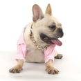 thumbnail image 4 of TIELUTT Gold Collares De Perros Pet Hop Chains Kit Dog Collars Necklace Collar Leash Cuban Dog Chain Dog Necklace Leash Double Rhinestone Choker Pet Accessories Pull Stop Leash, 4 of 8