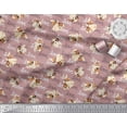thumbnail image 3 of Soimoi Modal Satin Fabric Love Text & Puppies Dog Print Fabric by Yard 42 Inch Wide, 3 of 3