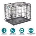 thumbnail image 4 of MidWest iCrate Double-Door Folding Dog Crate with Divider Panel, 4 of 9