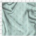 thumbnail image 4 of Soimoi Poly Georgette Fabric Carrot & Rabbit Dots Print Fabric by the Yard 42 Inch Wide, 4 of 5