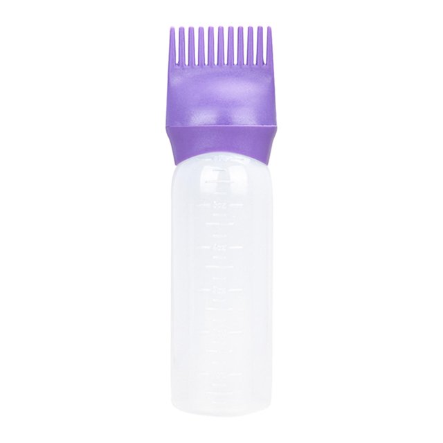 Milaget Bouteille de Peigne 120ml Distributeur de Coloration avec Échelle Graduée