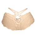 thumbnail image 4 of FAIWAD String pour Femme en Dentelle Crochet Respirant Culotte à Bretelles Croisées Extensible, 4 of 6