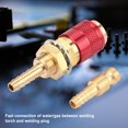 thumbnail image 1 of LAFGUR Water Cooled And Gas Adapter, Welding Torch Quick Connector, Brass For Mig Tig Welder Torch Welding Torch Industrial Use, 1 of 8