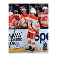 thumbnail image 1 of Zayne Parekh Autographed Calgary Flames 1st NHL Game 8x10 Photo, 1 of 1