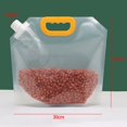 thumbnail image 1 of Grain Étanche à l'Humidité Sac Scellé, 10 Sacs de Stockage de Grain de Grande Capacité Refermables, Debout Sacs d'Aspiration de Stockage de Nourriture Résistant à l'Humidité de Grain pour le Stockage, 1 of 3