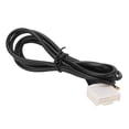 thumbnail image 4 of Audio Input Adapter, Black Perfect Fit 3.5mm Car Audio Input Cable 1m Length  Replacement for Tacoma Highlander Yaris for Cellphone for MP3 MP4, 4 of 8