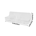 thumbnail image 3 of Large Capacity Clear Acrylic Shower Shelf, Waterproof Wall Mounted Bathroom Storage Rack with Strong Load Bearing, Detachable Cosmetic Organizer for Toiletries Saving Space, 3 of 6