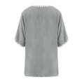 thumbnail image 5 of Timegard Womens Cardigan Plus Size Lace 1/2 Sleeve Open Front Tops Blouses Fall Lightweight Comfy Jacket, 5 of 5
