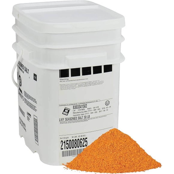 Lawry's Seasoned Salt 22.7kg/50 lb Pail - Perfect All-Purpose Seasoning