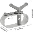 thumbnail image 2 of 1pcs Swimming Pool Cover Clamp Wire Rope Tensioner - Pool Cover Winch, Aluminum Constructed Swimming Pool Winch, Winter Pool Cover Tensioner - 8x2x6.4, 2 of 5