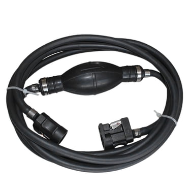 300CM Boat Fuel Line Hose 6mm Gas Hose Connector Outboard Boat Engine Petrol Tank Connectors Kit for Motor