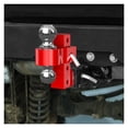 thumbnail image 5 of Adjustable Trailer Hitch Ball Mount Fits 2-Inch Receiver 6-Inch Drop Hitch Tow Hitch Aluminum Forged Shank 2"& 2-5/ 16"Balls ,Weatherproof Double Locking Hitch Pin, 5 of 5