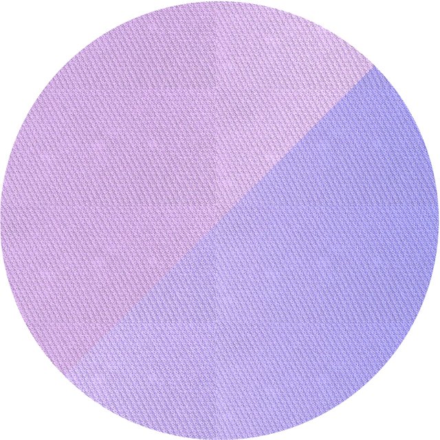 Ahgly Company Machine Washable Indoor Round Transitional Purple Mimosa Purple Area Rugs, 6' Round