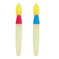 thumbnail image 2 of HEMNJUM Sidewalk Chalk Paint Brush Red/Bule Paint Brush Chalk Set, 2 of 6