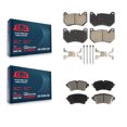 thumbnail image 1 of CMX Front Rear Ceramic Brake Pads Kit for Car 2018-2019 Audi Q5 with Brembo Calipers KCX-100601, 1 of 9