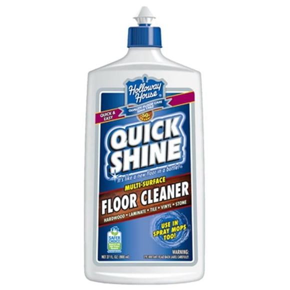 Quick Shine Multi Surface Floor Cleaner 27oz | Ready to Use, Dirt Dissolving, Streak Free, No Rinse | Use on Hardwood, Laminate, Luxury Vinyl Plank LVT, Tile & Stone | Safer Choice Cleaner