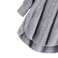 thumbnail image 4 of Winter Coat Sweatshirt for Women Plush Solid Button Long Sleeve, 4 of 9