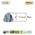 thumbnail image 2 of 8” Triangle Plate | Bio Mart Areca Leaf Plate | Natural, Eco-friendly, Heavy Duty, Re-usable, Backyard Compostable Biodegradable, Disposable supply |Theme Party, Wedding late | Pack of 10, 50 or 100, 2 of 4