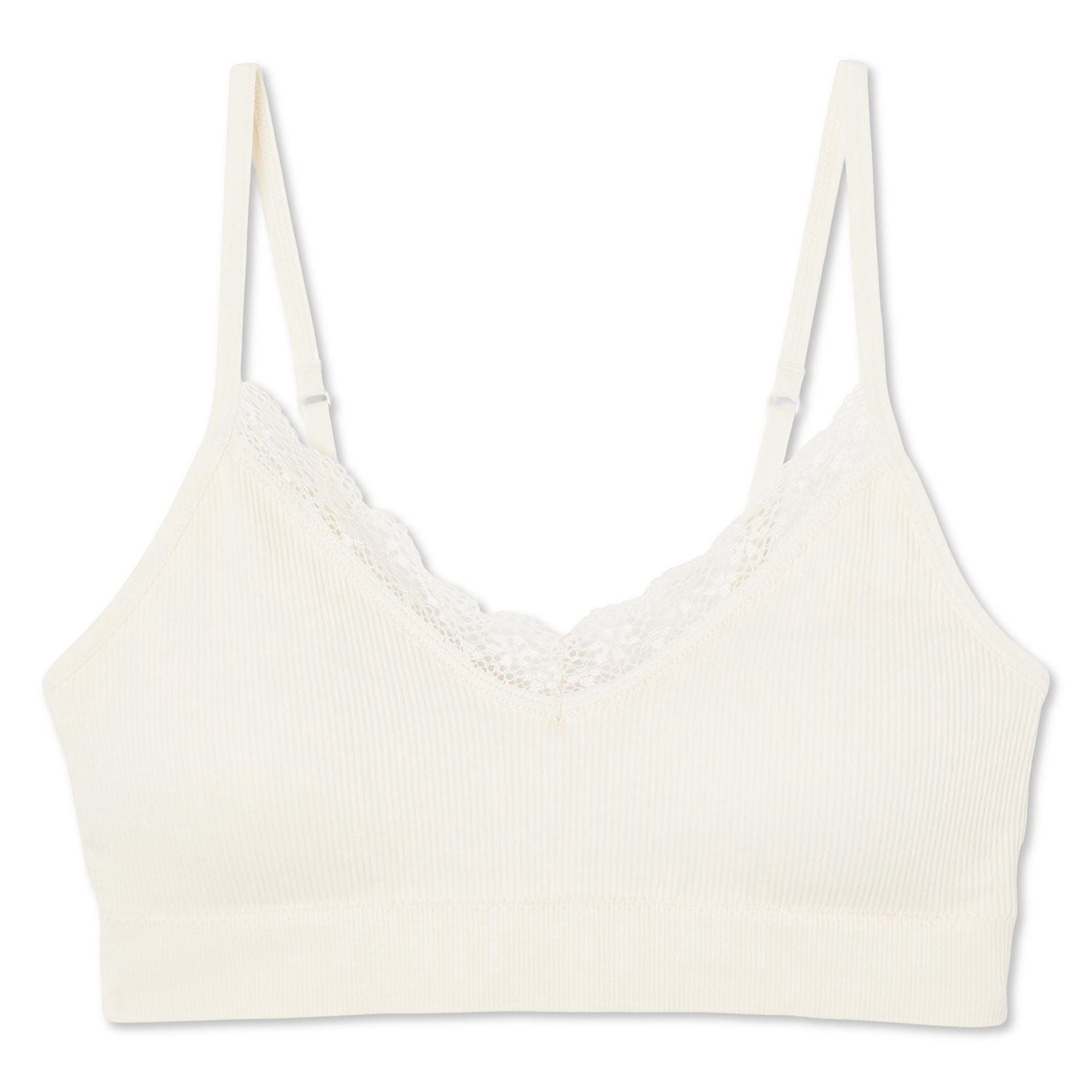 George Women's Seamless Bralette with Lace Trim