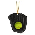 thumbnail image 1 of Colorful Softball Glove Shaped Acrylic Hanging Ornament 8Cm, Sports Theme Christmas Tree Decor For Kids Room, 1 of 4