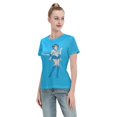 thumbnail image 4 of Women's Basic Short Sleeve T-Shirt Sailor Moon Mizuno Ami, 4 of 6