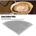 thumbnail image 3 of Filtre à Café Réutilisable en Maille d'Acier Inoxydable Flexible Filtre à Café Permanent Sans Papier Cône de Filtre à Main pour Machine à Café, 3 of 4
