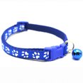 thumbnail image 1 of Collier pour Animaux Mignon Réfléchissant Boucle Réglable Confortable Collier pour Chien Chat avec Bleu Royal, 1 of 1