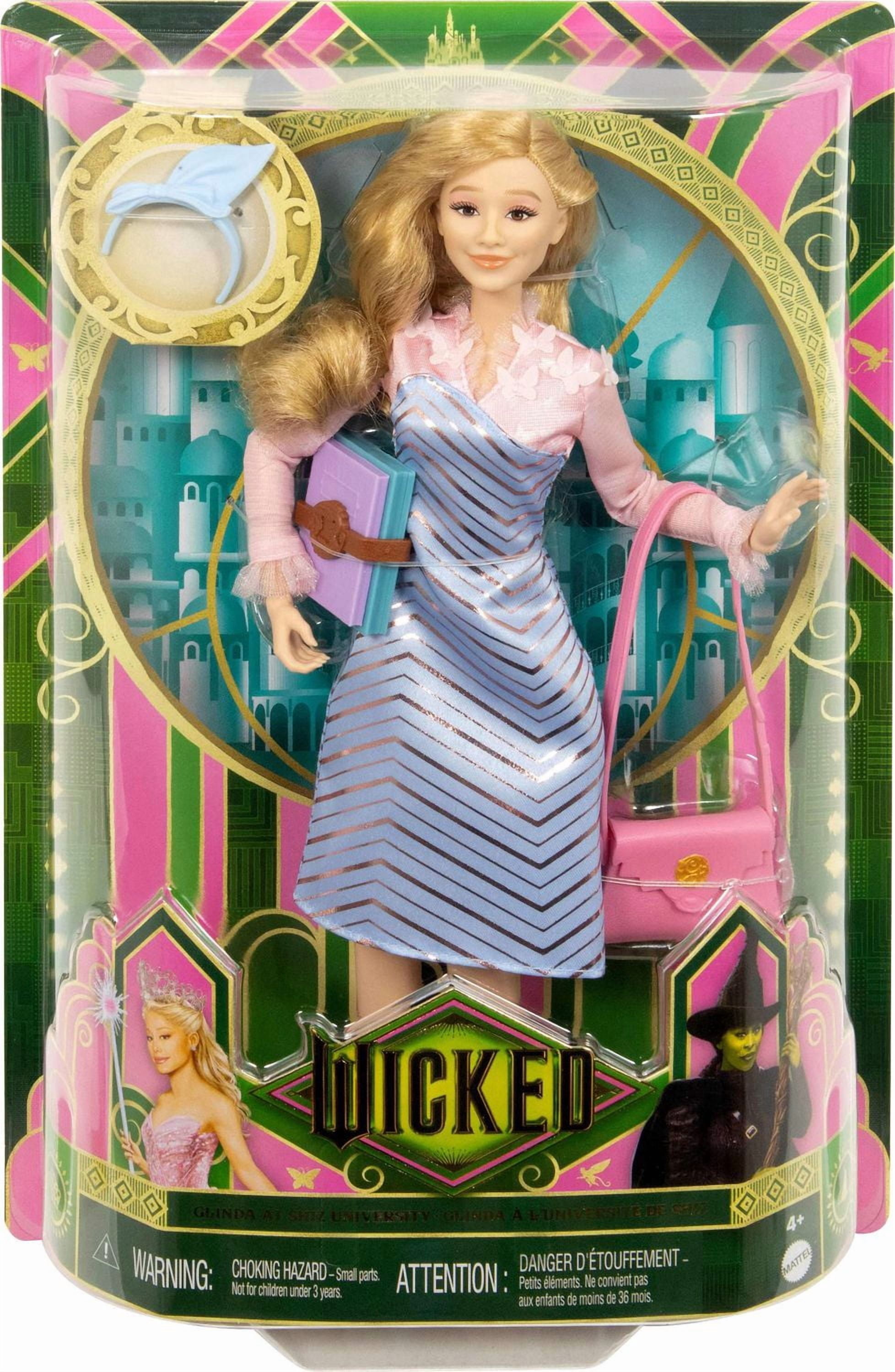 Universal Pictures’ Wicked Glinda at Shiz University Fashion Doll with Removable Fashions & Accessories