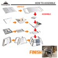 thumbnail image 5 of CAMPINGMOON Petit Format en Acier Inoxydable Gril Portatif de Table au Charbon avec Sac de Transport X-Mini, 5 of 5