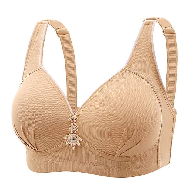 Soutien-gorge Brodé Brillant Confortable Respirant Sans Armatures