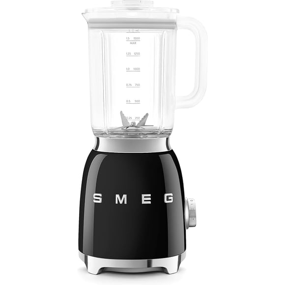 Smeg Mélangeur de Comptoir Style Rétro des Années 50, Noir, BLF03BLUS