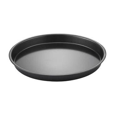 yulier Pizza Pan 9" Round Stainless Steel Pizza Tray Non-Stick Baking Tray Oven Bakeware for Kitchen Baking, Serving Tray