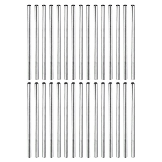 Unique Bargains Écrou d'Accouplement Rond M4x0,7 Mm 100mm Fileté Connecteur Tige Tige Tube Goujon 30 Pack