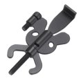 thumbnail image 1 of Unique Bargains Portable Security Door Lock, Adjustable Butterfly Hotel Door Lock Devices with Storage Bag, Black 1 Pack, 1 of 7