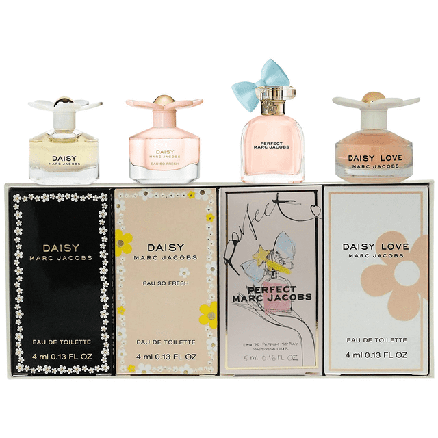 Marc Jacobs - Ensemble Mini Daisy 4 Pcs (3x EDT 4 ml, 1x EDT 5 ml)