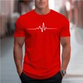 thumbnail image 2 of Plebaso T-shirt Graphique pour Hommes Été Manches Courtes T-Shirts Col Rond Chemises Décontractées Hauts de Plage Imprimés pour Hommes, 2 of 5