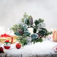 thumbnail image 2 of Rbaofujie Front Door Decor New Candlestick Decoration Wreath Circle Table Candle Decoration Props Simulation Flower Table Candle Table Flower Halloween Decorations, 2 of 6