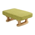 thumbnail image 3 of DOLITY Small Foot Stool Ottoman Bench Creative Wooden Footstool for Living Desk Bed Green, 3 of 9