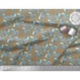 thumbnail image 3 of Soimoi Brown Japan Crepe Satin Fabric Camera & Dots Decor Fabric Printed Yard 42 Inch Wide, 3 of 3