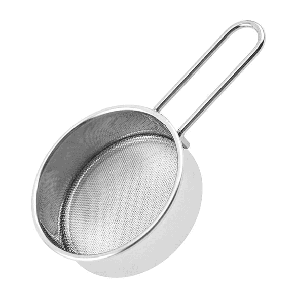 Flour Sifter for Baking Stainless Steel Baking Sieve, Stainless Steel Mini Flour Shaker Fine Mesh Flour Sieve for Cake Flour, Household Flour Sieve For Baking, 4.53x2.56x0.91"