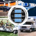 thumbnail image 3 of Digital Boat Water Temp Oil Pressure Voltmeter with Triple Gauge Set, High Clarity Digital Display, Reliable Reminding System for Cars, RVs, Trucks, Boats, Yachts, and, 3 of 7
