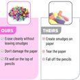 thumbnail image 4 of Gommes de Crayon, Design Doux 200 Pcs Gomme pour Écrire, 4 of 8