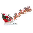 thumbnail image 2 of 24" Musical Santa Claus and Sleigh Table Top Christmas Decor, 2 of 5