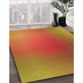 thumbnail image 3 of Ahgly Company Tapis Rectangulaire Lavable en Machine Intérieur Transitionnel Rouge Lave, 8 Pieds x 12 Pieds, 3 of 7