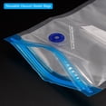 thumbnail image 3 of Unique Bargains Sacs sous Vide 10 Pcs, Sacs Alimentaires Réutilisables à Fermeture Éclair sous Vide avec Valve d'Air Sac de Rangement pour Aliments 22cm x 16cm, 3 of 5